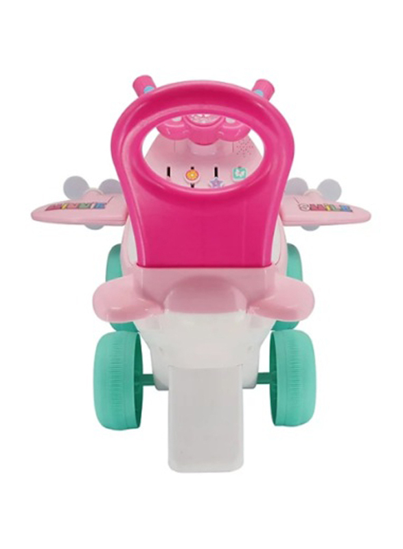 Kiddieland Princess Lights N Sounds Activity Plane Ride On, Ages 1+, Multicolour