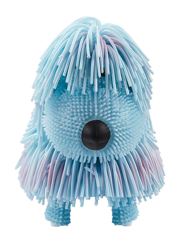 Jiggly Pup Blue Pearlescent Walking Dog with Sounds, Animal Figures, Ages 4+