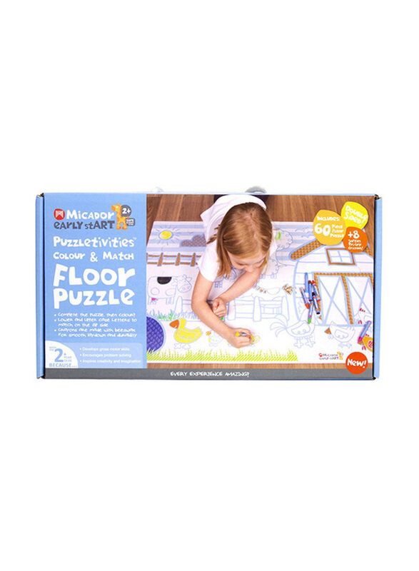 

Micador 60-Piece Puzzletivities Floor Puzzle Mix