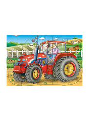 Frank Tractor Shaped Floor Puzzles for Kids, 15 Pieces, Ages 3+