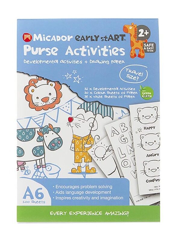 

Micador Early Start Purse Activities A6 Pad, Ages 2+