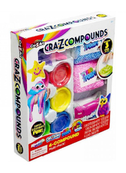 Cra-Z-Compounds Variety Multi-Pack Featuring Softee Dough, Modelite, Slime and Fab Foam, 13 Pieces, Ages 6+