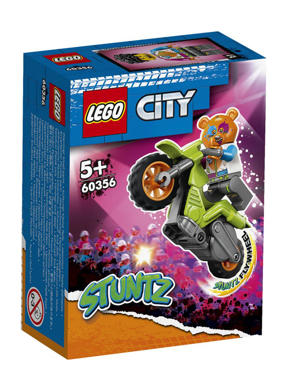 Lego City Stuntz Bear Stunt Bike, Ages 5+, 60356, Multicolour