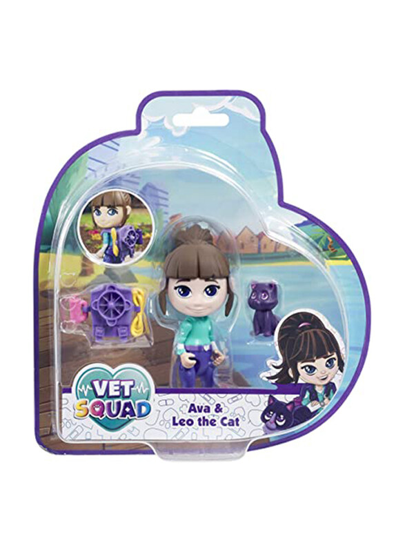 

Vet Squad Ava & Leo The Cat, Playsets & Figures, 2 Pieces, Ages 4+