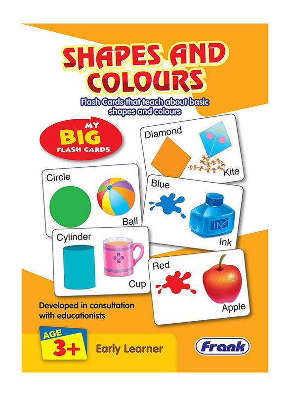 

Frank Shapes and Colours Flash Puzzle Cards, 27 Pieces, Ages 3+