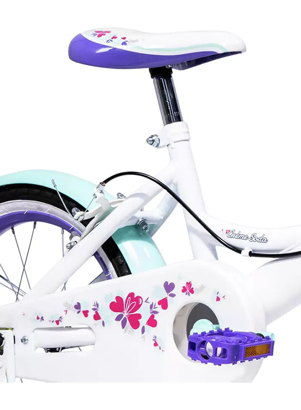 Huffy 16-Inch Creme Soda Bicycle for Girls, Ages 4+, Multicolour