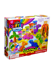 Cra-Z-Art Softee Dough Modeling Compounds Dino Glow Dough, 10 Pieces, Ages 3+