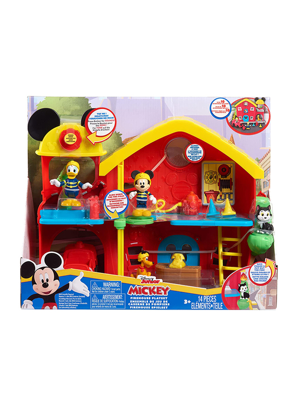 Mickey Mouse Firehouse Playset, Ages 3+