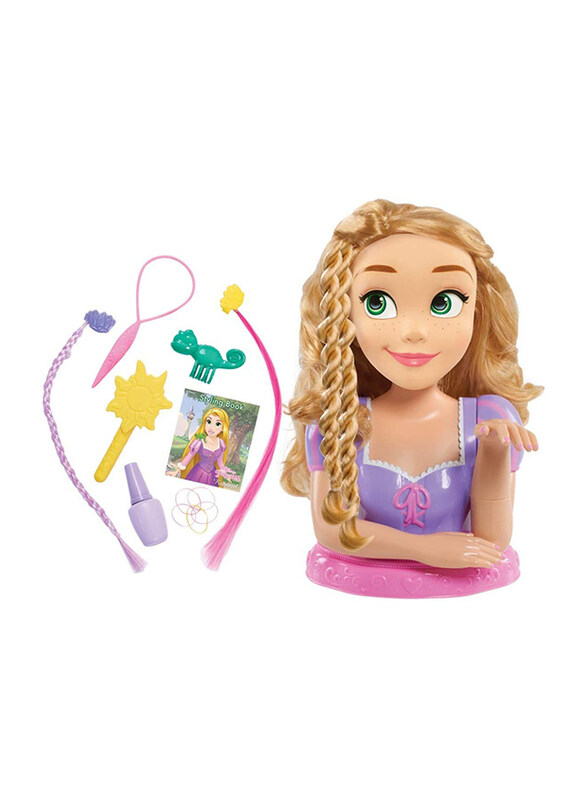 

Disney Princess Deluxe Rapunzel Styling Head, Ages 3+, Multicolour