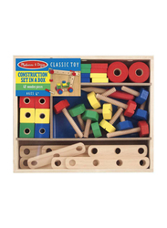 Melissa & Doug Construction Set in a Box, 48-Piece, Ages 3+