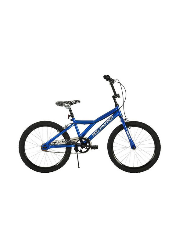 Huffy 20-Inch Pro Thunder Bicycle for Boys, Ages 9+, Blue/Black