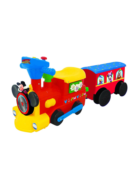 Kiddieland Mickey Activity Choo Choo Ride On, Ages 1+, Multicolour