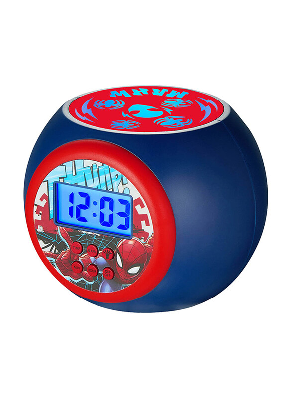 

SMD's Marvel Spiderman Round Shape Projection Projector Alarm, Ages 3+