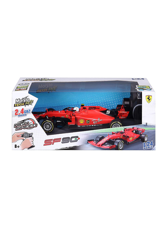 Maisto Tech F1 Ferrari SF90 Remote Controlled Toy, Ages 5+