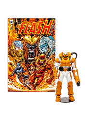 DC Direct 7in Figure with Comic The Flash Wv2 Heatwave, Multicolour, Ages 12+ Months