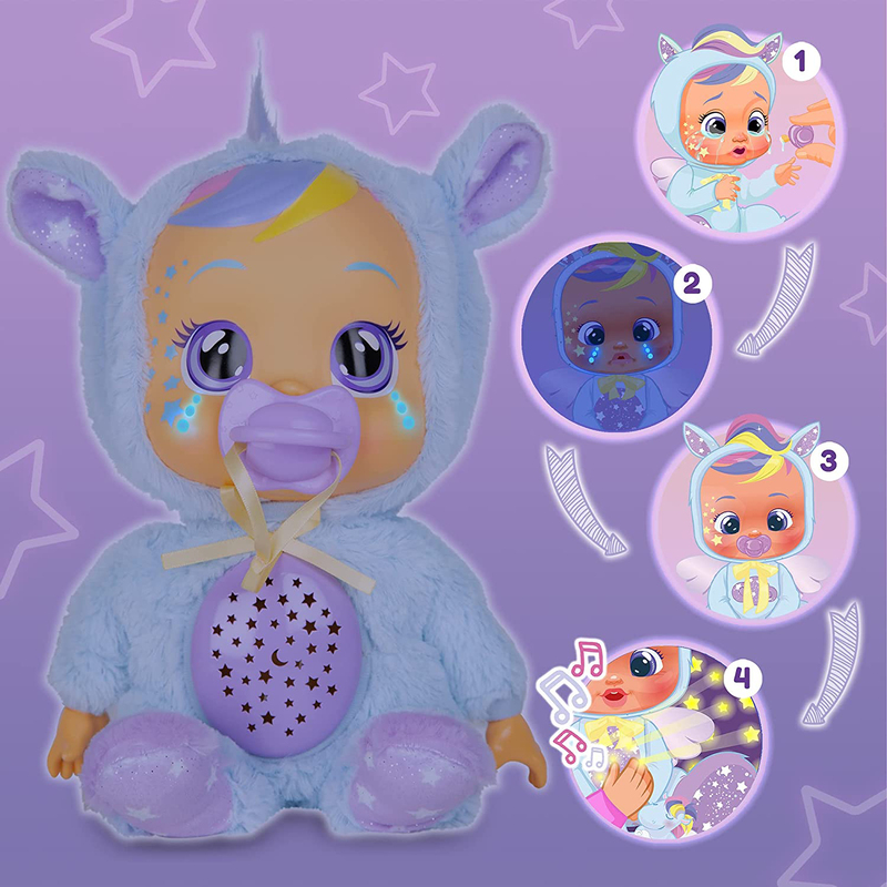 IMC Toys Cry Babies Goodnight Starry Sky Jenna, 18+ Months, Multicolour