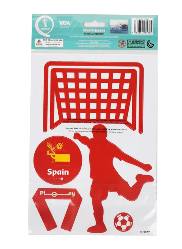FIFA 2022 Wall Stickers Spain, Multicolour
