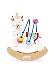 Little Tikes Wooden Critters Busy Beads Unicorn Design May Vary, Ages 0+