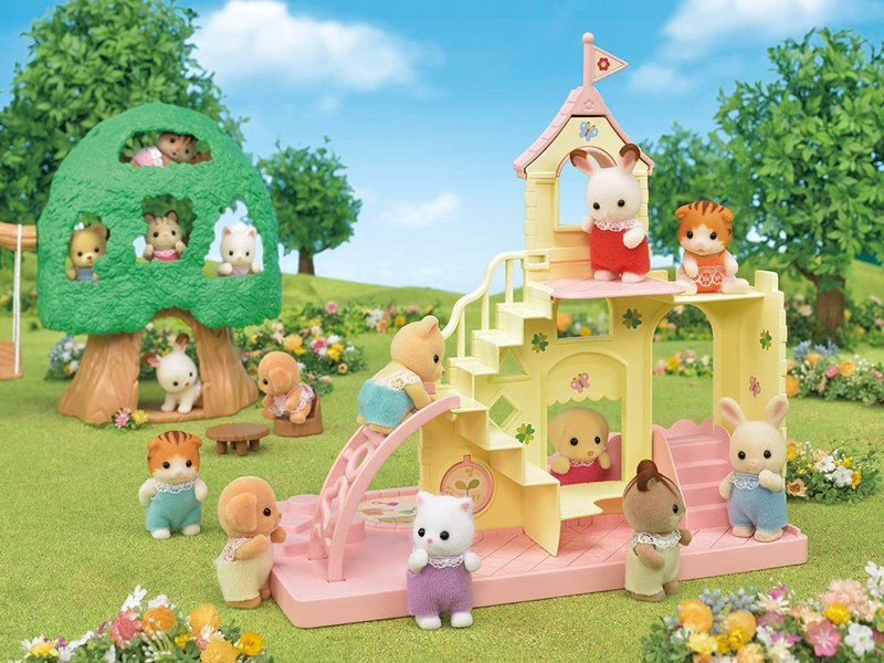 Sylvanian Family Aby Castle Playground Set, Ages 3+, Multicolour