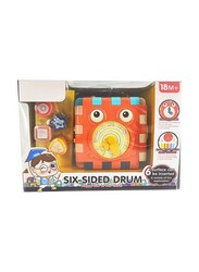 TTC Six-Sided Drum Stacker Toy with Lights & Sounds Infant Toys, Ages 18+