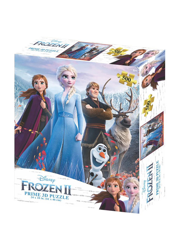 Prime 3D 500-Piece Disney Frozen Jigsaw Puzzle