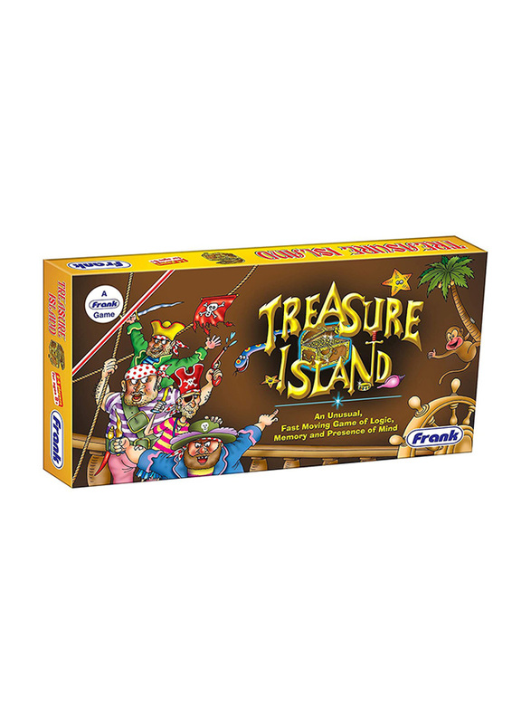 Frank Puzzle Treasure Island Board Game, 53 Pieces, Ages 8+