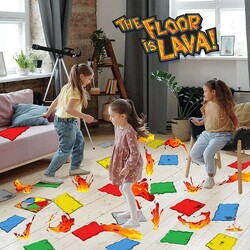 Goliath Games The Floor is Lava Set, Ages 5+, Multicolour