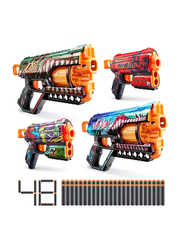 X-Shot Mix Combo 2 Pack Griefer and 2 Pack Flux, Multicolour, Ages 3+