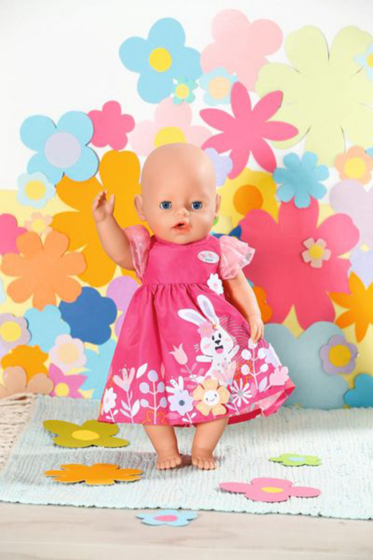 Baby Born 43cm Rabbit Dress Fits Dolls Dress Playset, Ages 3+