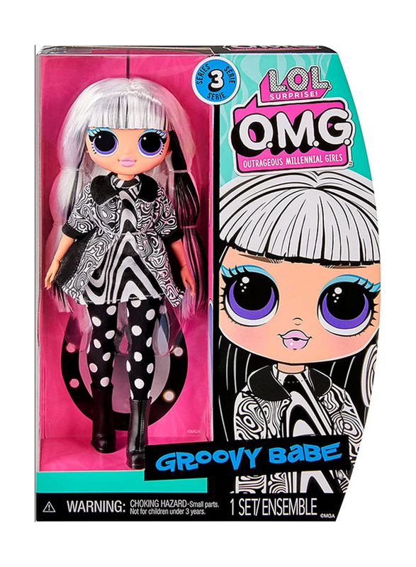 

LOL Surprise OMG HoS Doll S3 Groovy Babe Fashion Doll, For Ages 3+