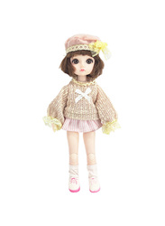 Bonnie I'm Bonnie 12" Fashion Doll with Beige Sweater & Stripe Pink Skirt, Ages 3+