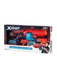 X-Shot Combo Pack Turbo Fire/Fury 4 And Micro, 50 Pieces, Ages 8+