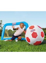 Little Tikes Totally Huge Sports Soccer, 18" Soccer Ball and Inflatable Goal with Net, For Ages, 2+ Years