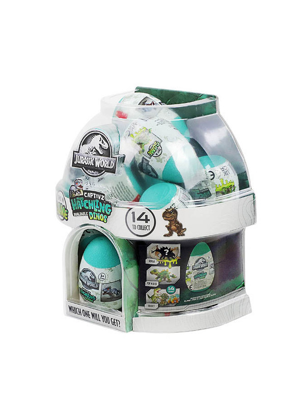 Jurassic World Captivz Hatchlings Edition Incubator, 14-Pieces, Multicolour, Ages 3+