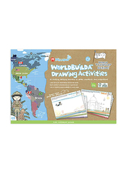 Micador Jr Worldbuilda Drawing Activities Pad, Ages 3+