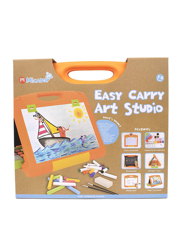 Micador Jr. Easy Carry Art Studio, Ages 3+