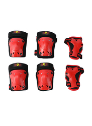 Mesuca Ferrari Skate Protector Set, XXS, Ages 3+, Red