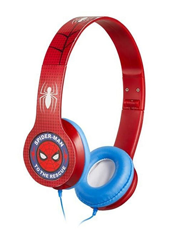 

SMD's Marvel Spiderman Stereo On- Ear Headphones with Adjustable Headband & 1.2M Aux Cable, Multicolour