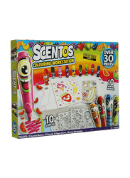 Weveel Scentos Scented Coloring Workshop, 30 Pieces, Ages 3+