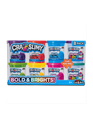 Cra-Z-Slimy Bold & Brights!, Clay & Dough, 8 Pieces, Ages 6+