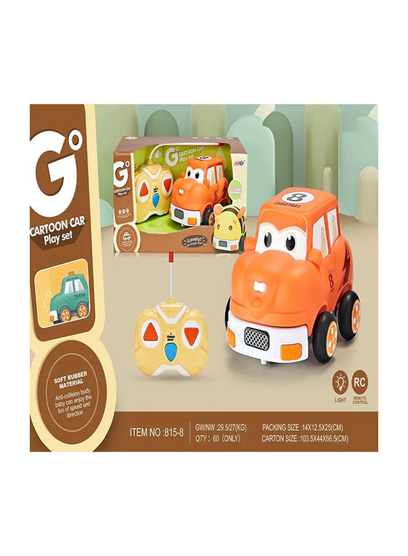 TTC 2-way Cartoon Car with Remote Control, Ages 3+