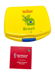 FIFA 22 - Country 500ml Brazil Lunch Box, Yellow