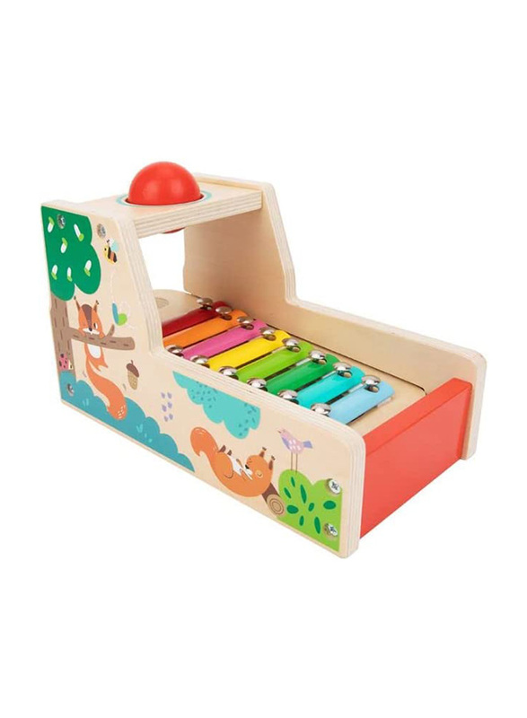 Tooky Toy Wooden Pound & Tap Bench, 5 Pieces, Ages 3+