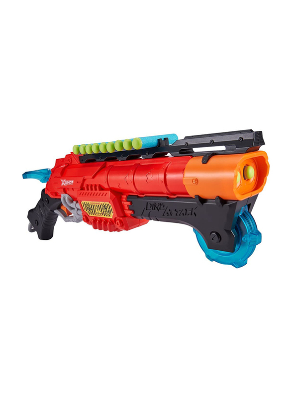 X-Shot Dino Attack Eliminator Set with 2 Medium Eggs, 4 Small Eggs, 24 Darts, 31 Pieces, Ages 8+, Multicolour