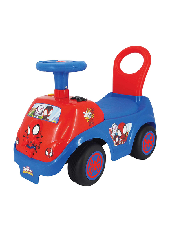 Kiddieland Spidey Team Activity Ride On, Ages 1+, Multicolour