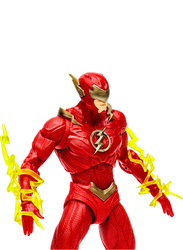 DC Direct 7in Figure with Comic The Flash Wv2 The Flash (Barry Allen), Multicolour, Ages 12+ Months