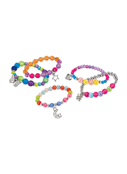 Crazart Shimmer 'N Sparkle Bead & Charm Bracelets, Ages 6+, Multicolour