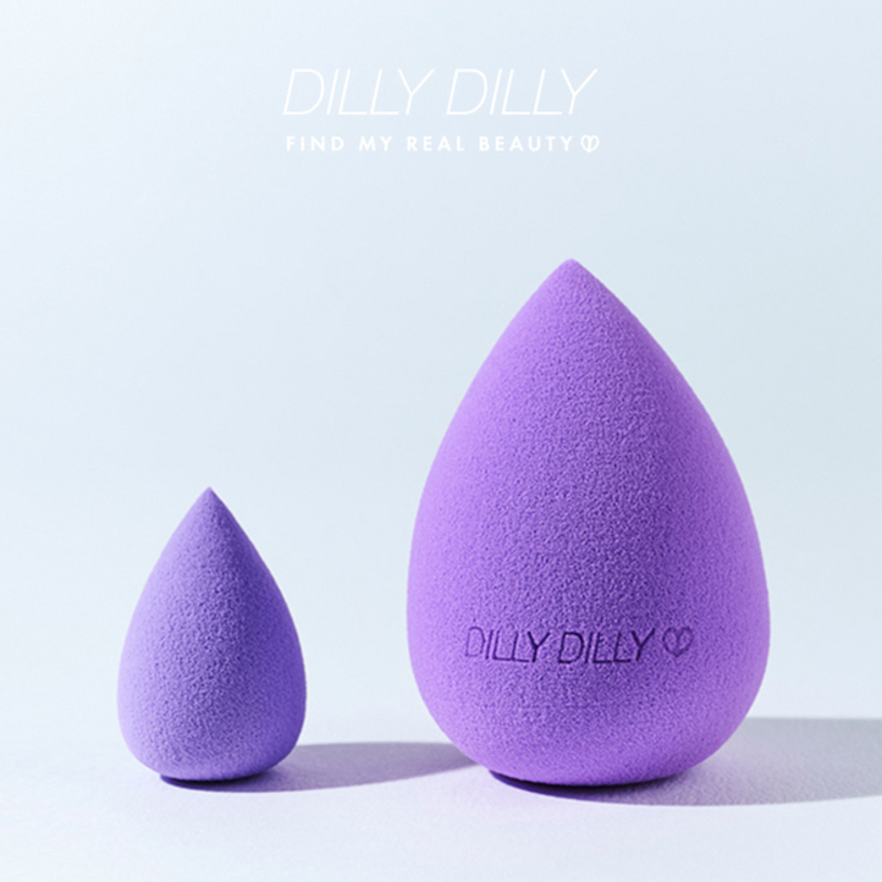 DillyDilly Makeup Blender Puff, Purple