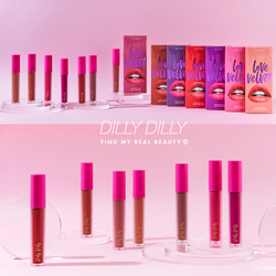 DillyDilly Cosmetics Love Velvet Moisture Liquid Lip Gloss Step 5. BE ONE / 0.15 oz