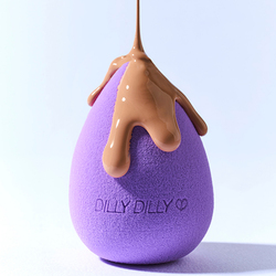 DillyDilly Makeup Blender Puff, Purple